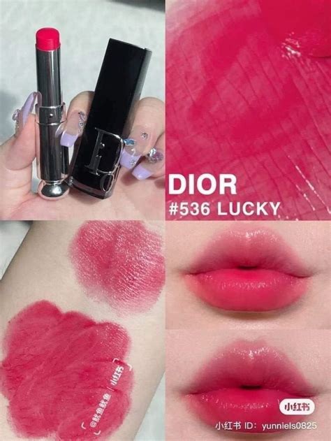 dior 536 lucky|dior rose lipstick.